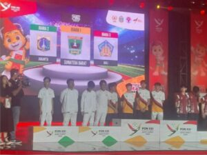 Kontingen Sumbar kembali meraih emas pada ajang PON 2024. Emas kali ini diperoleh oleh Tim E-sport Sumbar di nomor PUBG Mobile.
