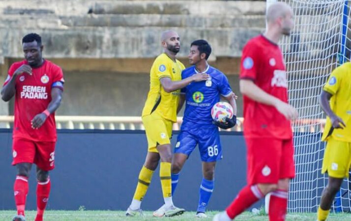 Semen Padang FC gagal meraih tiga poin dalam laga kandang di pekan kelima BRI Liga 1 saat menghadapi Barito Putra, Rabu (18/9/2024)