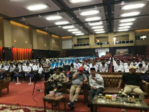 Universitas PGRI Sumatera Barat (UGRISBA) menggelar kegiatan Pengenalan Mahasiswa Baru (PMB) yang bertajuk "Membangun Generasi Cerdas dan Peduli yang Bermartabat