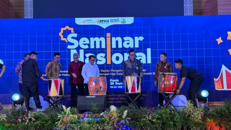 Badan Pengelola Keuangan Haji (BPKH) bekerja sama Universitas Andalas (Unand) mengadakan Seminar Nasional dengan tema "Investasi Keuangan