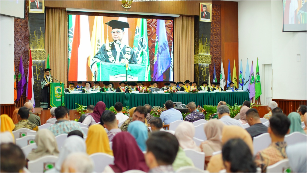 Rektor Ut Orasi Di Unand Sampaikan Transformasi Digital Dalam Pendidikan Tinggi