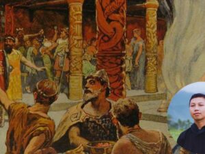 Pada awal waktu tidak ada apa-apa, di dunia ini, belum ada tanah, hutan, hewan, tumbuhan, atau manusia. Hanya ada kekosongan yang membentang