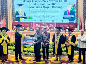 Dukung Pendidikan, Bank Nagari Salurkan CSR ke UNP