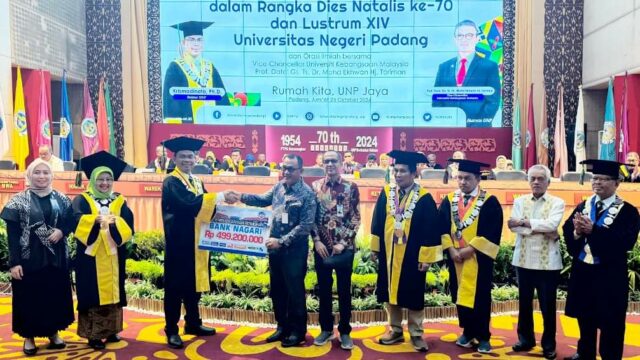 Dukung Pendidikan, Bank Nagari Salurkan CSR ke UNP