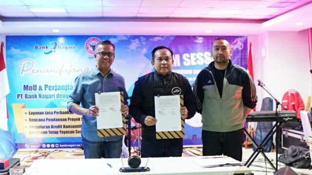 Kerjasama Bank Nagari dengan PT Semen Padang, Plt Gubernur Sumbar Beri Apresiasi