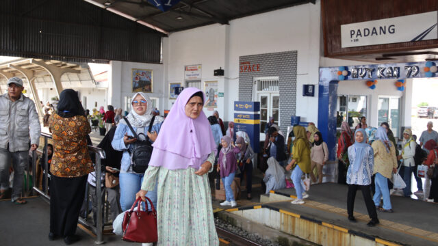 10 Hari Periode Nataru, KAI Sumbar Layani 64.194 Penumpang