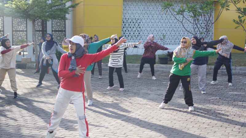 SPH Adakan Senam Sehat Setiap Rabu Pagi Jaga Semangat dan Harmonisasi Kerja