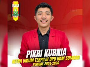 Pikri Kurnia Sang Pengagum Sosok Riyan Betra Delza (Ketua Umum DPP IMM ) resmi terpilih sebagai Ketua Umum DPD IMM Sumatera Barat.