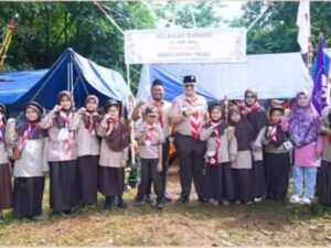 Pj Wali Kota Padang, Andree Algamar membuka secara resmi Jambore Ranting Gerakan Pramuka Kwartir Ranting (Kwarran) Pauh, Sabtu (12/10/2024).