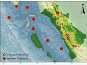 Selama periode 11-17 Oktober 2024 terdapat delapan kali gempa bumi di wilayah Sumatra Barat (Sumbar) dan sekitarnya.