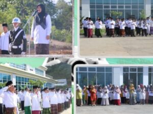 UIN Imam Bonjol Padang melaksanakan upacara bendera dalam rangka memperingati Hari Santri Nasional, 22 Oktober 2024. Upacara yang berlangsung