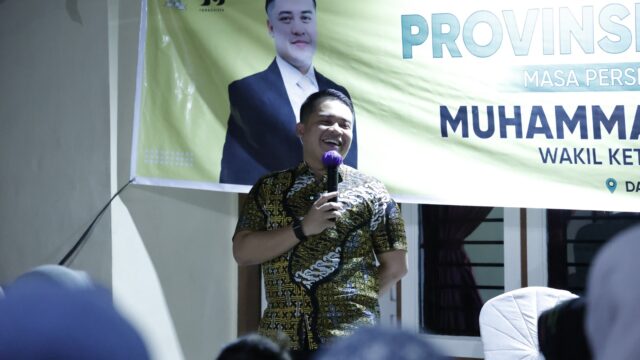 Wakil Ketua DPRD Sumbar, M Iqra Chissa Putra melakukan reses masa sidang pertama tahun 2024-2025 di Piai Tangah, Kota Padang, pada Senin