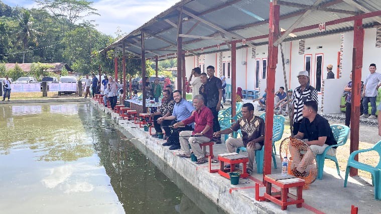 Fadly Amran Buka Pesta Mancing Ikan Lele di Bukit Nobita, Dukung Pemajuan Potensi Lokal