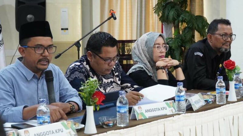 Pilkada 2024, KPU Padang Panjang Gelar Rakor Persiapan Debat Kedua