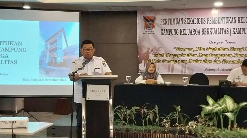 Pemko Padang Bentuk Pokja KB Bantu Tekan Angka Stunting