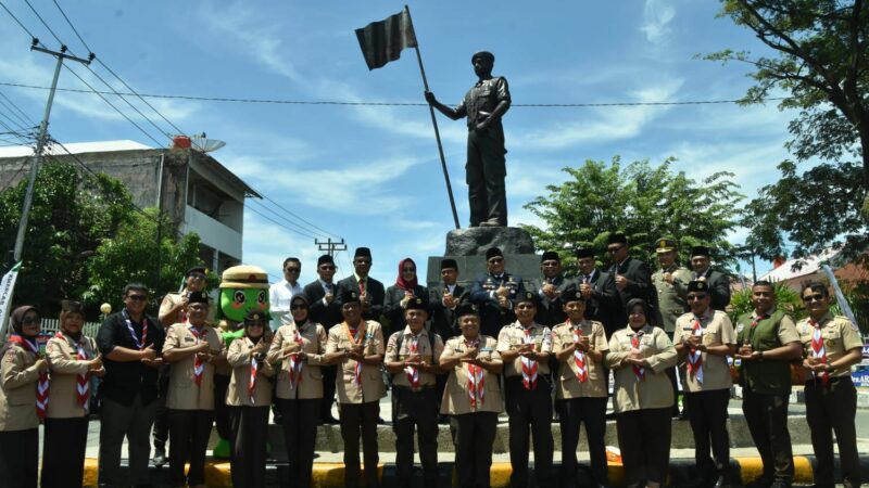 Monumen Pramuka Garuda Hadir di Pusat Kota Padang