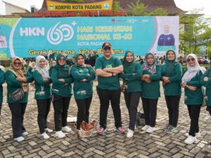 Ratusan ASN Pemko Padang Senam Bersama Peringati Puncak HKN ke 60