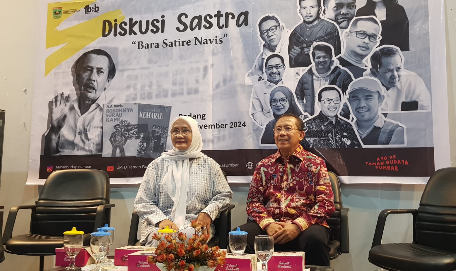 Peringatan 100 Tahun A.A Navis, Kadisbud Sumbar: Untuk Menginspirasi Generasi Muda Mencintai Sastra