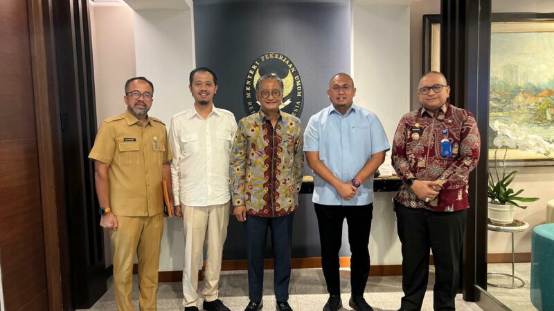 Temui Menteri PU, Pj Wako Padang Ajukan Proposal Penanganan Banjir