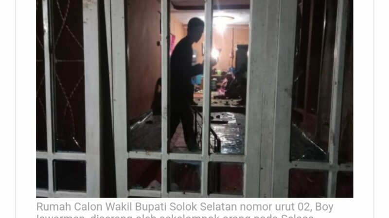 Solok Selatan Memanas Jelang Hari Pilkada, Berikut Kesaksian Korban