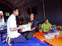 BRI melalui aktivitas Tanggung Jawab Sosial dan Lingkungan (TJSL) BRI Peduli merespon kejadian bencana alam erupsi Gunung Lewotobi Laki-laki,