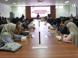 UIN Imam Bonjol Padang menggelar persiapan pelaksanaan sosialisasi penerimaan mahasiswa baru periode 2025/2026. Kegiatan ini berlangsung