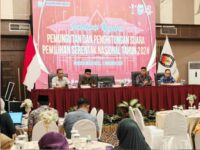 Jelang tahapan pemungutan dan penghitungan suara, KPU Sumbar menggelar sosialisasi terkait regulasi pemungutan dan penghitungan suara Pilkada