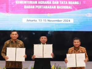 Kementerian Agraria dan Tata Ruang/Badan Pertanahan Nasional (ATR/BPN) memperluas kerja sama dengan Kementerian Pertahanan dan BIN.