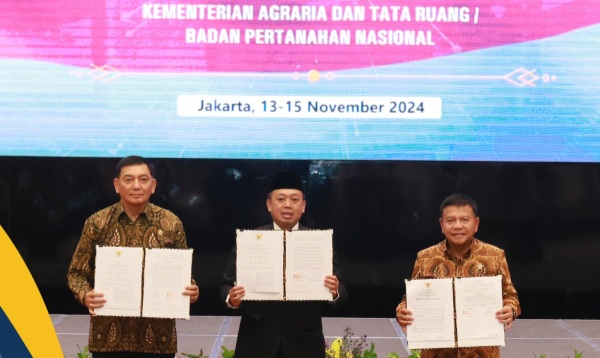 Kementerian Agraria dan Tata Ruang/Badan Pertanahan Nasional (ATR/BPN) memperluas kerja sama dengan Kementerian Pertahanan dan BIN.