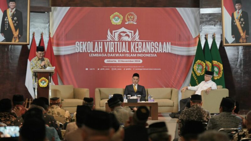 LDII menyelenggarakan Sekolah Virtual Kebangsaan Seri I bersama MPR RI. Kegiatan tersebut dilaksanakan secara hybrid, pada Sabtu (23/11/2024)