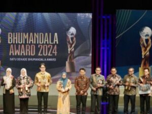 Kementerian Agraria dan Tata Ruang/Badan Pertanahan Nasional (ATR/BPN) meraih Penghargaan Bhumandala Rajata Perak dengan kategori Kementerian