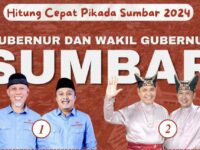 Pasangan calon gubernur dan wakil gubernur Sumatra Barat, Mahyeldi Ansharullah-Vasco Ruseimy, unggul sementara dalam survei terbaru