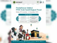 Pendaftaran seleksi Petugas Penyelenggara Ibadah Haji (PPIH) Arab Saudi tingkat Pusateh Penyelenggara ibadah dibuka oleh PHI Kemenag.