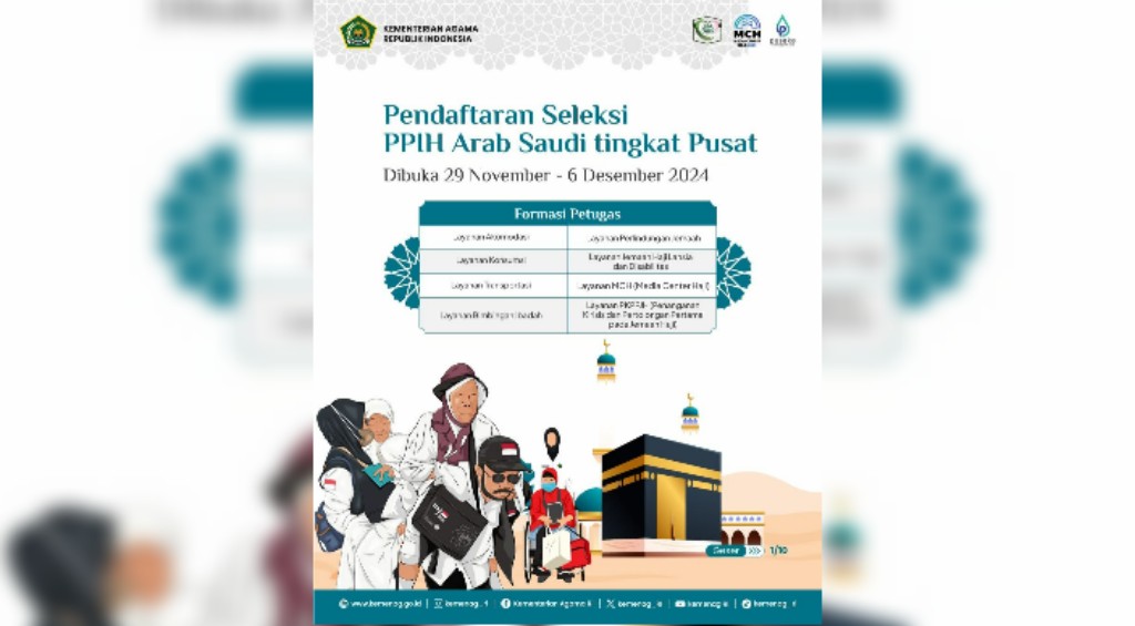 Kemenag Buka Pendaftaran Seleksi Petugas Haji Tingkat Pusat, Ini Syaratnya