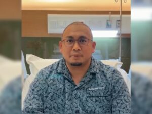 Ketua Tim Pemenangan pasangan calon gubernur dan wakil gubernur Sumatra Barat (Sumbar) Mahyeldi-Vasko Ruseimy, Andre Rosiade mengucapkan