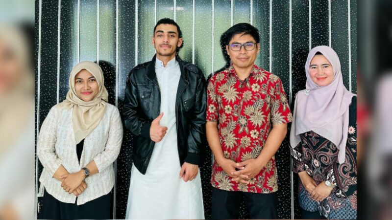 Mahasiswa asing internasional Universitas Muhammadiyah (UM) Sumatera Barat yang berasal dari Yaman, Abdo Sadeq Abdo Ahmed Saeed tiba