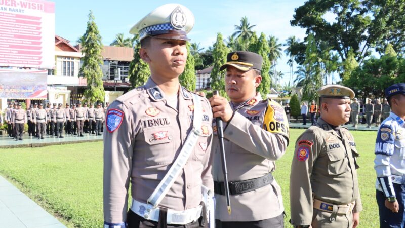 Pengamanan Natal, Puluhan Personel Polres Pasaman Barat Ditempatkan di 19 Gereja