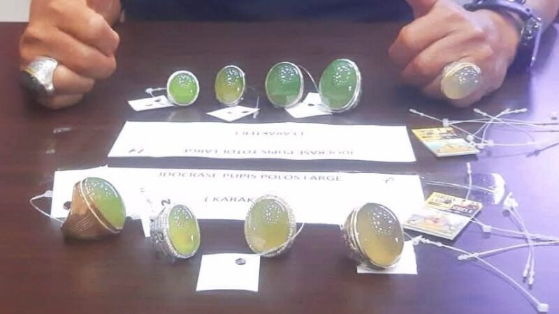 Batu Akik Seharga Rp20 Juta Dipamerkan di Balaikota Padang