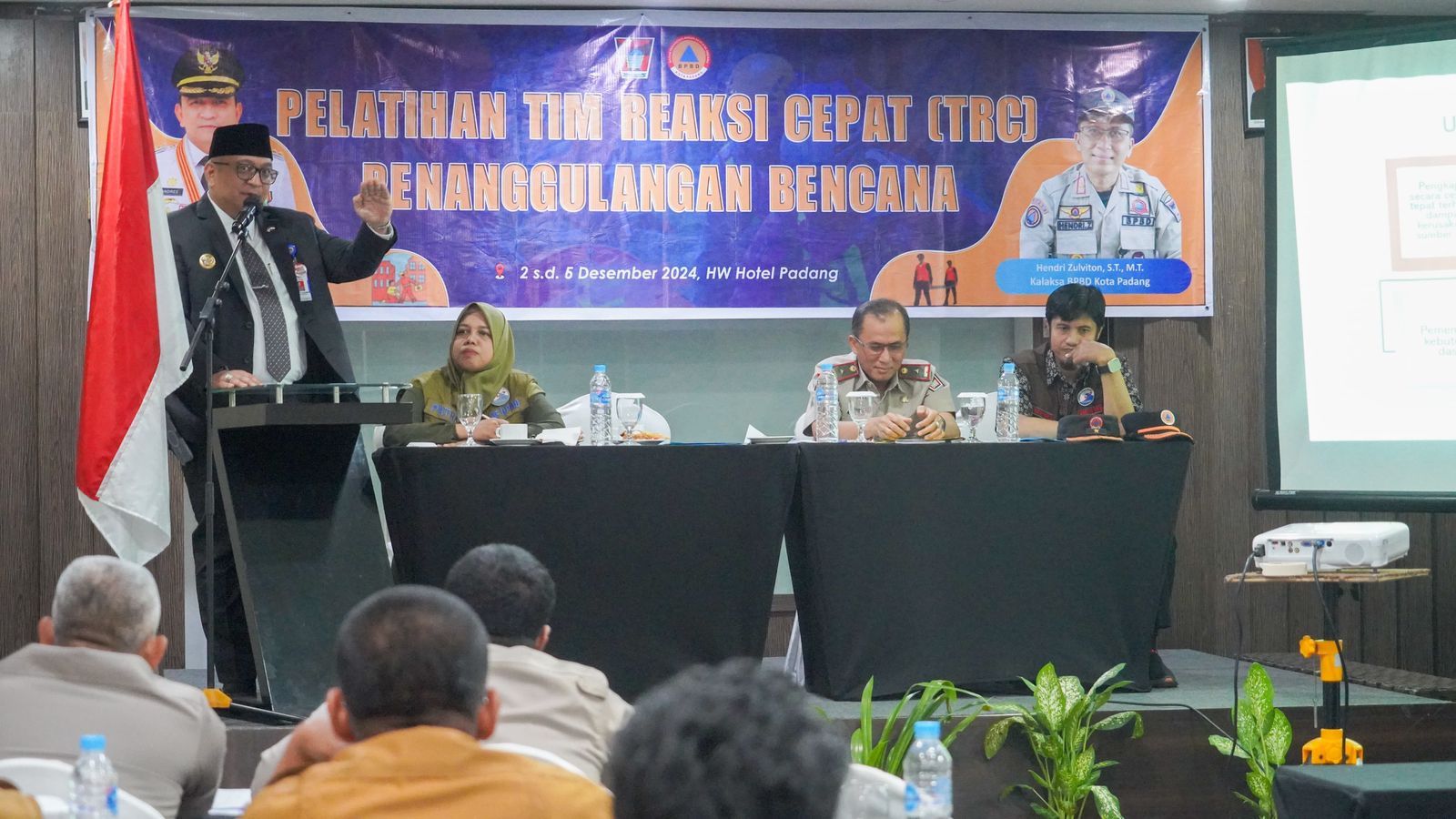 Agar Lebih Sigap, BPBD Padang Latih 25 Personel TRC Penanggulangan Bencana