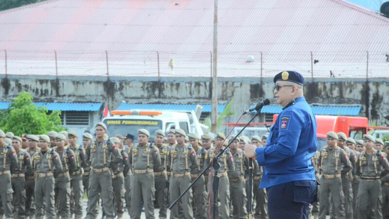Hadapi Potensi Bencana Hidrometeorologi Basah, Pj Wako Padang Pimpin Apel Siaga