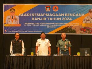 Pemko Padang Gladi Kesiapsiagaan Hadapi Potensi Bencana Hidrometeorologi Basah