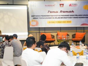 Pemko Padang Temu Ramah dengan Pelaku Usaha Tingkatkan Investasi