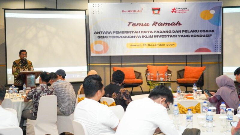 Pemko Padang Temu Ramah dengan Pelaku Usaha Tingkatkan Investasi