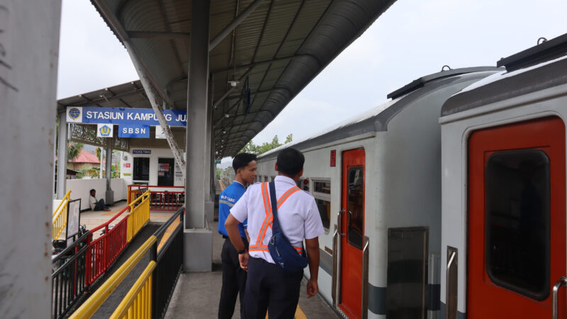 Tingkatkan Layanan Nataru, KAI Divre Sumbar Operasikan Stasiun Kampung Jua