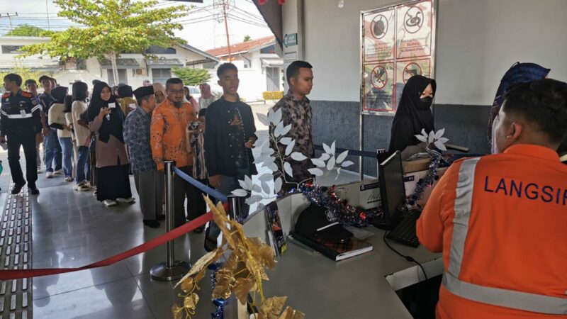 Seminggu Periode Nataru, KAI Divre Sumbar Layani 42.927 Penumpang