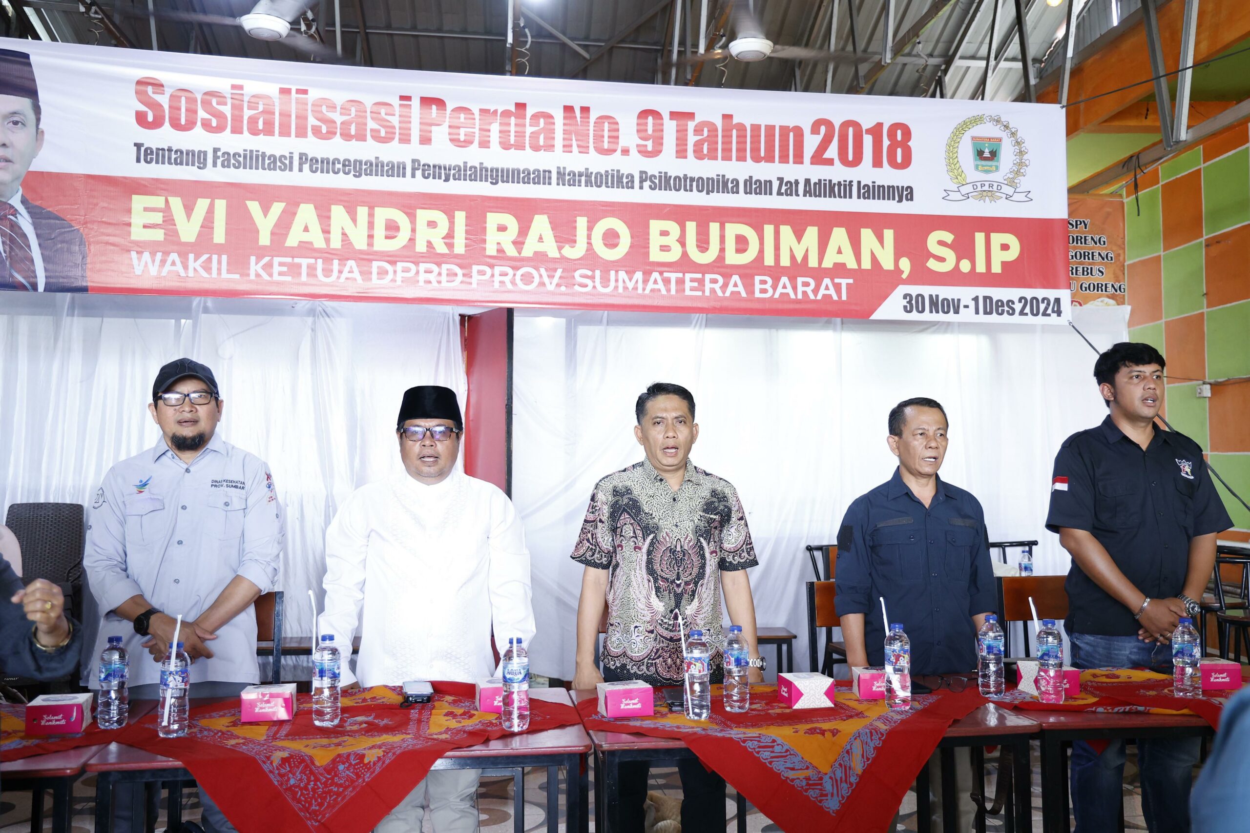 Wakil Ketua DPRD Sumbar Evi Yandri Sosialisasikan Perda Pencegahan Penyalahgunaan Narkotika