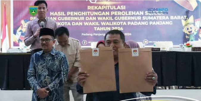 Hasil Pilwako Padang Panjang: Hendri-Allex Raih Suara Terbanyak