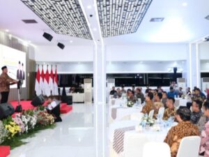 Menteri Agraria dan Tata Ruang/Kepala Badan Pertanahan Nasional (ATR/BPN) Nusron Wahid mengemukakan gagasan terkait wakaf produktif saat