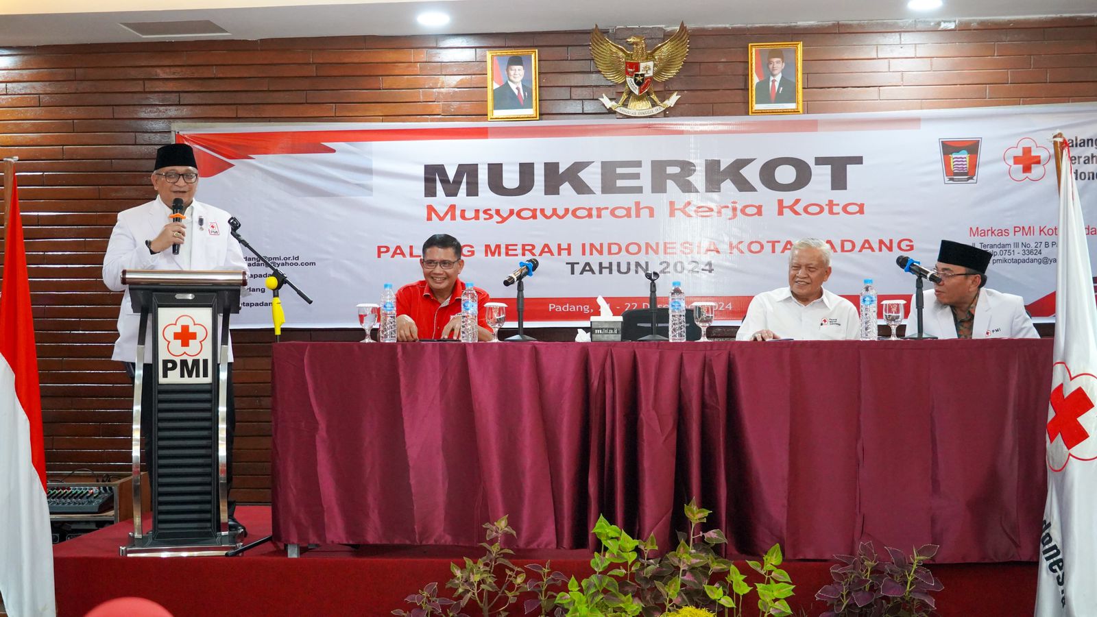 Muskerkot PMI Kota Padang, Andree Algamar: PMI Garda Terdepan Aksi Kemanusiaan