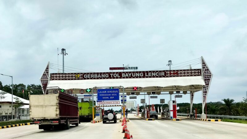 Sampai H+1 Natal, Volume Kendaraan di Tol Trans Sumatra Meningkat 41 Persen